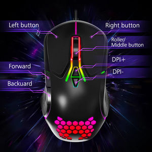 ONIKUMA CW902 <b>wired</b> gaming <b>mouse</b> with colorful lights, gaming <b>mouse</b>, professional gaming <b>mouse</b> - Product Image 2