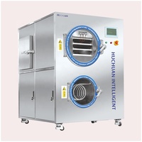 Huchuan industriële vriesdroogmachine voor voedselverwerking, grote capaciteit, SUS304 roestvrij staal, PLC-gestuurd, gasverwarming