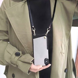 Wallet Lanyard Cross Body Crossbody Leather Phone <strong>Case</strong> <strong>With</strong> <strong>Strap</strong> for <strong>iPhone</strong> - Product Image 6