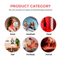 Masque de luminothérapie LED rouge sans fil portable de qualité médicale avec silicone pour le traitement anti-acné/anti-âge/anti-rides à domicile