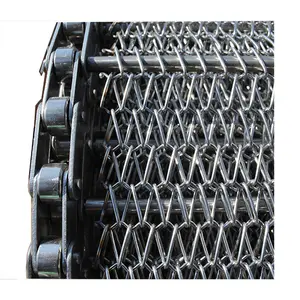 Metal Chain Conveyor Belt Food Grade Stainless Steel Balance Weave Spiral Metal Wire Link Oven Dryer Mesh Conveyor Belt Chain Ss 304 316 310