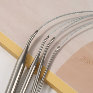 JC DIY Outil de tricotage Accessoires Anneau <span class=keywords><strong>Aiguille</strong></span> à tricoter <span class=keywords><strong>Aiguille</strong></span> à tricoter <span class=keywords><strong>circulaire</strong></span> en acier inoxydable - Product Image 6