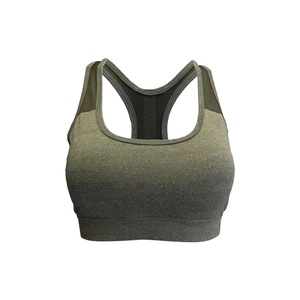 Soutien-Gorge de sport pour Femmes de Remise en forme Sans Couture Respirant Soutien-Gorge De Yoga de Course Rembourré Tops D'entraînement noir soutien-gorge de sport - Product Image 1