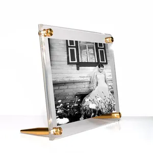 Cornice in acrilico Con Bordo Smussato Plexiglass Photo Frame Holder