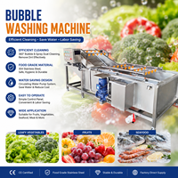 Mesin Cuci Gelembung Otomatis Stainless Steel Peralatan Pembersih Buah dan Sayuran untuk Pabrik Pengolahan Makanan