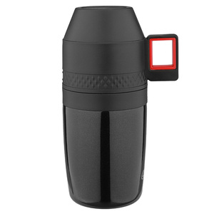 Machine à café manuelle portable en acier inoxydable isolée <span class=keywords><strong>avec</strong></span> filtre à goutte à dose unique et <span class=keywords><strong>broyeur</strong></span> intégré - Product Image 2