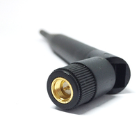 Antena RF WiFi Inalámbrica de 2.4 GHz 2400 MHz 3 dBi 5 dBi, Conector RP SMA Macho, Color Negro