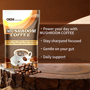 Café aux champignons biologique en marque blanche OEM, enrichi en adaptogènes et probiotiques, avec complexe de Crinière de lion, Chaga, Reishi et Cordyceps - Product Image 5