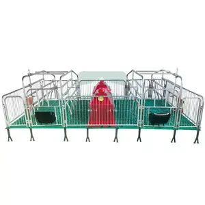 Pig birth bed nursery pen for piglet long last farrowing pen farrowing crate for sow and pig farm