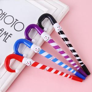 Mignon noël père noël noël bonhomme de neige en céramique <span class=keywords><strong>stylo</strong></span> à bille béquilles <span class=keywords><strong>stylo</strong></span> à bille pour bureau école papeterie - Product Image 4