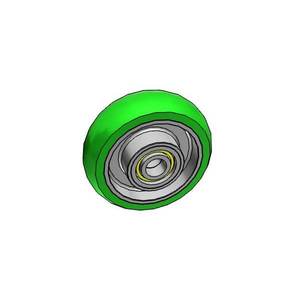Roues TR-ROLL polyuréthane à profil courbe, série 62ER - Product Image 2