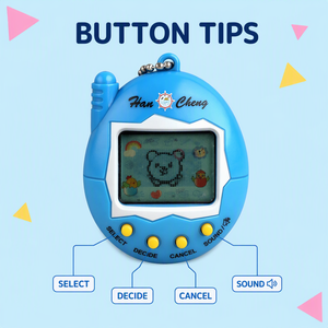 Console de <span class=keywords><strong>jeu</strong></span> électronique numérique pour animaux virtuels, jouet d'adoption de chiot, avec 197 animaux, porte-clés interactif, cadeau amusant pour les voyages - Product Image 3