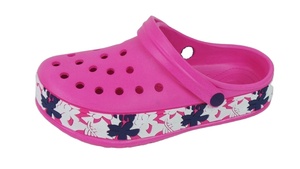 Nouvelles Sabots à Plateforme à Imprimé Floral pour Femmes et Enfants, Vente en Gros, Claquettes de Jardin Personnalisées en EVA avec Bride Arrière pour la Plage et les Loisirs - Product Image 5