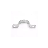 Sangle de fixation en U à deux trous pour tuyaux, collier de serrage en acier inoxydable pour conduites, tubes et câbles, fixation murale