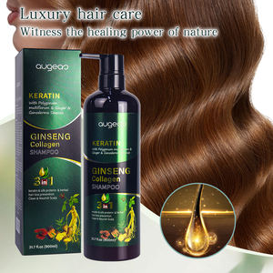 Produit de soin des cheveux Augeas en gros, meilleur traitement réparateur, shampooing pour cheveux à la protéine de ginseng, au collagène et à la kératine - Product Image 3