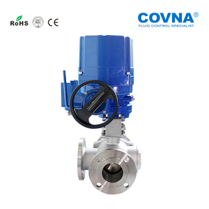 Venta de Liquidación COVNA B2B: Válvula de Bola Eléctrica de Acero Inoxidable de 3 Vías a Prueba de Explosiones, Tipo Regulador, con Brida - Product Image 6
