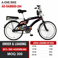 2025 Nouveau modèle de vélo de montagne pour enfants 20 pouces vélo de route pour enfants à vitesse unique et prix bon marché du fabricant chinois