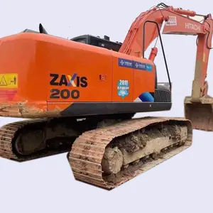 Excavadora usada de 20 toneladas, 2000, zx200, Hitachi, excavadora de orugas, excavadora de segunda mano, subasta de excavadoras
