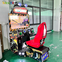 Simulateur de conduite automobile de 42 pouces, jeu d'arcade de course, simulateur de jeu de course automobile d'arcade, simulateur de conduite automobile