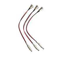 Cable de Extensión de Alimentación CC Impermeable DC5525 Macho a Hembra, 18AWG, Metálico, con Tuerca de Sujeción