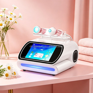 Appareil de beauté multi-effets RF+ à oxygène haute pression avec écran tactile LED, instrument de sculpture du visage Quantum Magic Eye, réglable, <span class=keywords><strong>EMS</strong></span>, pour usage sur table - Product Image 1