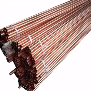 Cheap Air Conditioning Insulated Copper Pipe Straight Copper Pipe Tubing Pancake Coil Copper Pipes Tubes