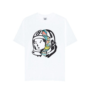 T-Shirt con Grafica Billionaire Boys Club, Oversize in Cotone, Manica Corta, Stampa Astronauta, Stile Hip Hop Streetwear, Casual per <span class=keywords><strong>Uomo</strong></span> e Donna - Product Image 5