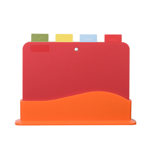 Plastic Cutting Board 4 Piece Set Chopping Board High Quality and Classified Board Cookware PP Healthy Sterility