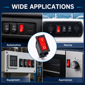250vac 16a t100 55 kcd r11 temporizador dpdt 4 pin rocker <span class=keywords><strong>switch</strong></span> - Product Image 4