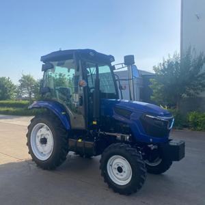 Tracteur agricole compact de fabrication chinoise 70 CV 4x4 avec cabine de luxe, climatisation et chauffage pour les opérations agricoles - Product Image 1