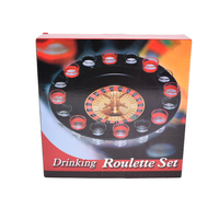 Jeu de roulette russe avec verres à shot pour une activité de fête amusante et livraison rapide