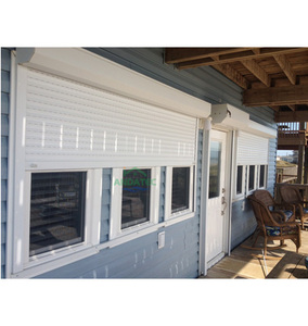 Bền màu đen an ninh cửa chớp với điều khiển từ xa cho kho trước cửa con lăn - Product Image 5