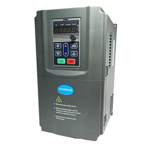 Vfd Vsd konverter, kualitas tinggi 5.5 Kw poros Vfd 220v fase tunggal ke 3 fase 380v kecepatan variabel