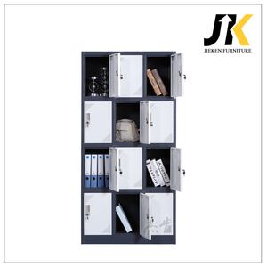 Armoire <span class=keywords><strong>de</strong></span> rangement métallique personnalisée à 12 portes, multi-niveaux, pour objets personnels, pour salle <span class=keywords><strong>de</strong></span> sport, école - Product Image 3