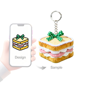 <span class=keywords><strong>2025</strong></span> mới tùy chỉnh mềm Hamburger sang trọng Keychain 3D mô phỏng nhồi tùy chỉnh đồ chơi sang trọng làm bằng bánh mì - Product Image 1