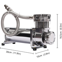 Compresseur d'air haute performance pour klaxons de voiture, systèmes de suspension pneumatique, outils pneumatiques, kits de suspension pneumatique pour pneus de voiture