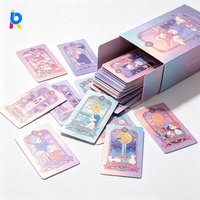 Cartes en carton écologiques personnalisées pour la lecture d'affirmations, coins arrondis, fabricant, vente en gros, prix d'usine