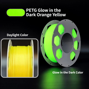 Filamento PETG para Impresora 3D, Color Amarillo-Verde que Brilla en la Oscuridad, 1.75mm - Product Image 2