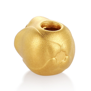 Hermosa y lujosa pulsera en forma de rosa de oro macizo de 24 quilates con cuentas accesorios de joyería de oro puro - Product Image 3