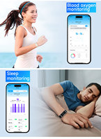 G69 Reloj Inteligente Android sin Pantalla, Metal, Nailon+Silicona, Monitor de Ritmo Cardíaco, Monitor de Sueño, Podómetro, Resistente al Agua IP68, Fitness, Voz AI