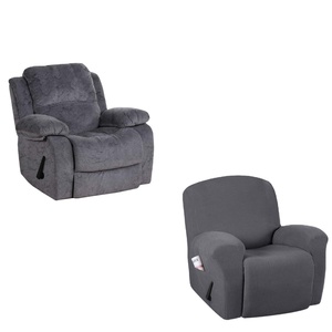 Funda Elástica para Sillón Reclinable, de Tela Jacquard Suave y Duradera, de Color Sólido Moderno, para Sillón Reclinable Seccional, en Oferta - Product Image 3