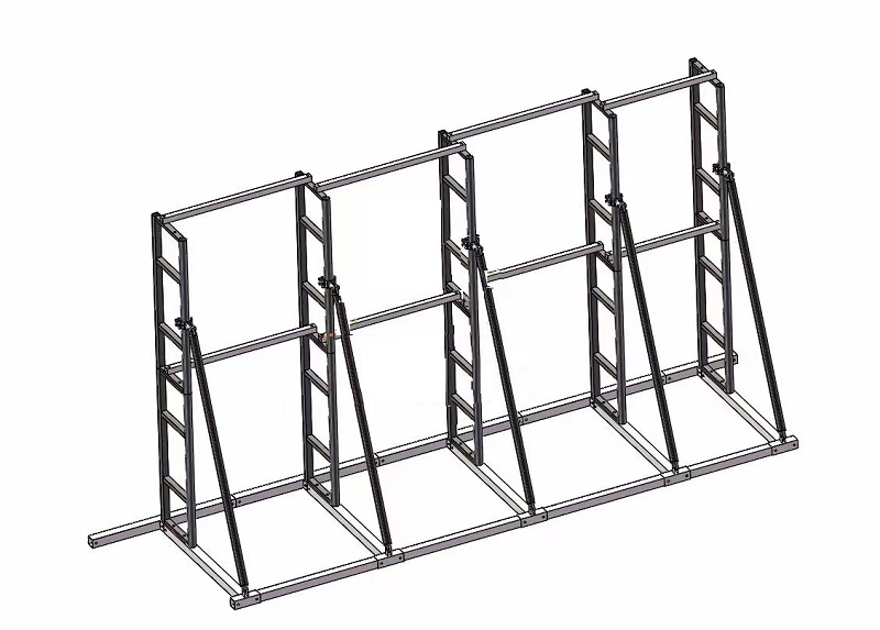truss aluminum thin black