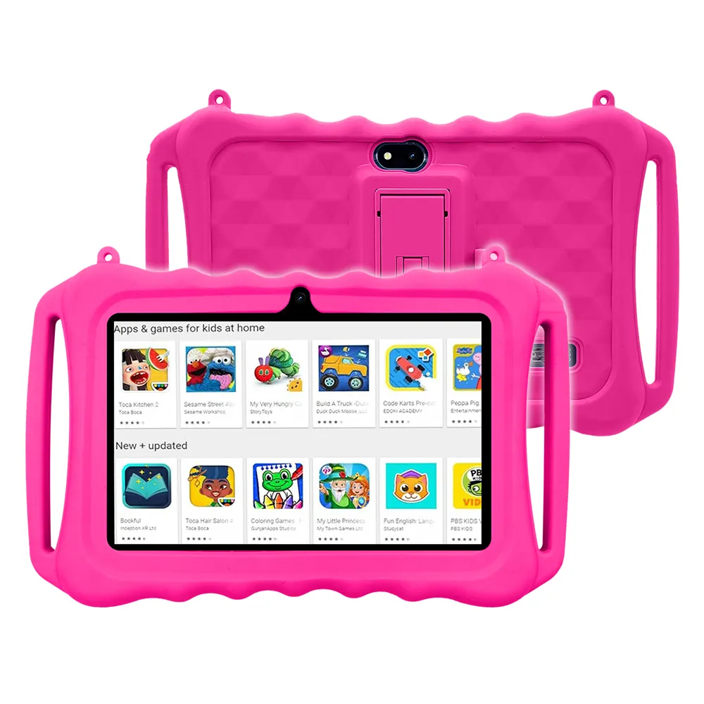 Kinder máy tính bảng kindertablet tablette Enfant wintouch Kid máy tính bảng PC giáo dục 7 inch Wifi 2GB 32GB Android 11 trẻ em máy tính bảng