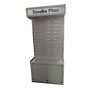 Hot Sale <strong>MDF</strong> <strong>Display</strong> Cabinet Design for Smoke Store Titanium Alloy <strong>Display</strong> Showcase - Product Image 3