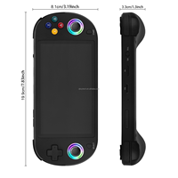 JJ 2025 NOUVEAU M22 Pro Console de jeu portable rétro 5 pouces HD IPS 64 Go 10000 jeux intégrés Système d'exploitation Linux