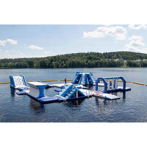 Parc aquatique mobile <span class=keywords><strong>gonflable</strong></span>, parc aquatique flottant <span class=keywords><strong>gonflable</strong></span>, <span class=keywords><strong>jeux</strong></span> de toboggan aquatique <span class=keywords><strong>gonflable</strong></span> pour lac ou mer - Product Image 1