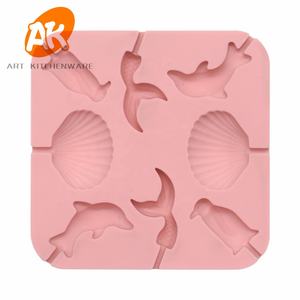 AK arc-en-ciel canard conception antiadhésive de qualité alimentaire 3D Silicone <span class=keywords><strong>sucette</strong></span> chocolat moules à bonbons durs pour boulangerie <span class=keywords><strong>gâteau</strong></span> décoration moules - Product Image 5