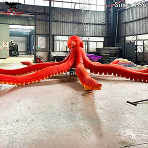 Chinese Special <strong>Lantern</strong> Life Size Luminous Octopus <strong>Lantern</strong> Art Installations for Public Place Decor - Product Image 4