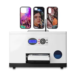 Refinecolor Mini Size Flatbed Led Phone Case A5 UV Printer AI Drawing Function Smart Phone Case UV Printer