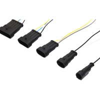Tyco Seri AMP 1.5 1pin 2pin 3pin 4pin 5pin 6pin Harness Kawat Tahan Air dengan Kabel 30Cm